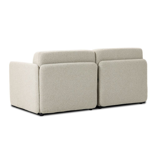 Canapé Modulable Beige MIA – KOSMI Canapé 2 à 5 Places Ajustable