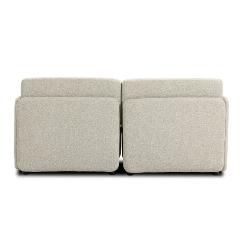 Canapé Modulable Beige MIA – KOSMI Canapé 2 à 5 Places Ajustable