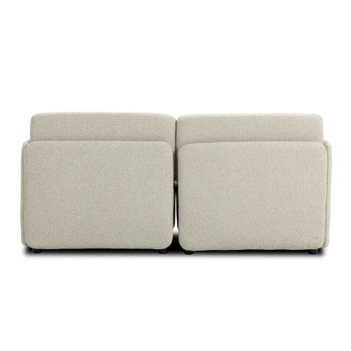 Canapé Modulable Beige MIA – KOSMI Canapé 2 à 5 Places Ajustable