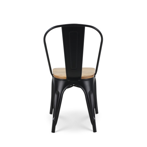 Kosmi - Ensemble Table et Chaises Style Industriel - 120x80 cm