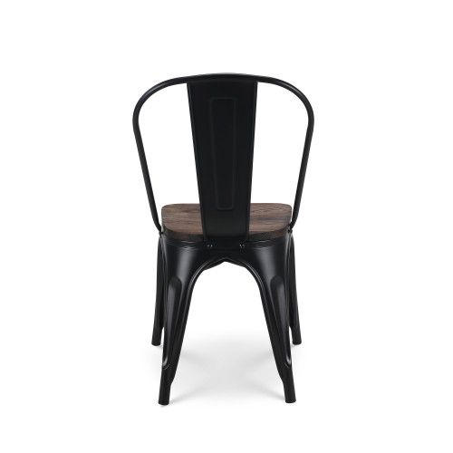 Kosmi - Ensemble Table et Chaises Style Industriel - 120x80 cm
