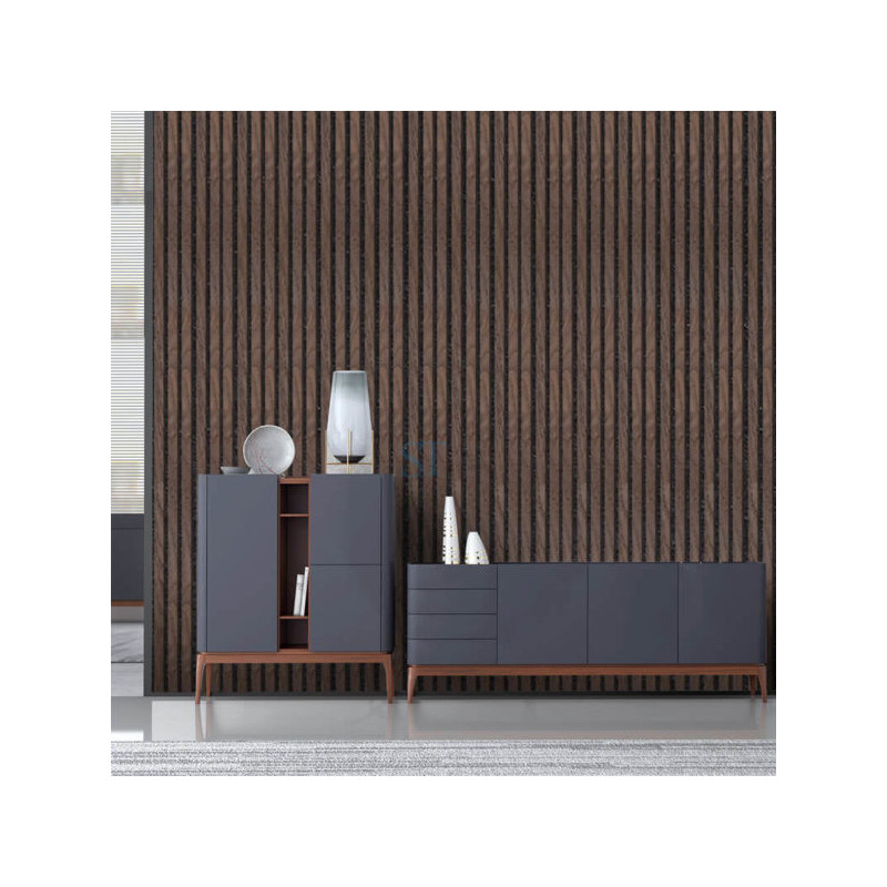 Panneaux bois décoration murale Acacia| Habillage mural – Kosmi Meubles et déco