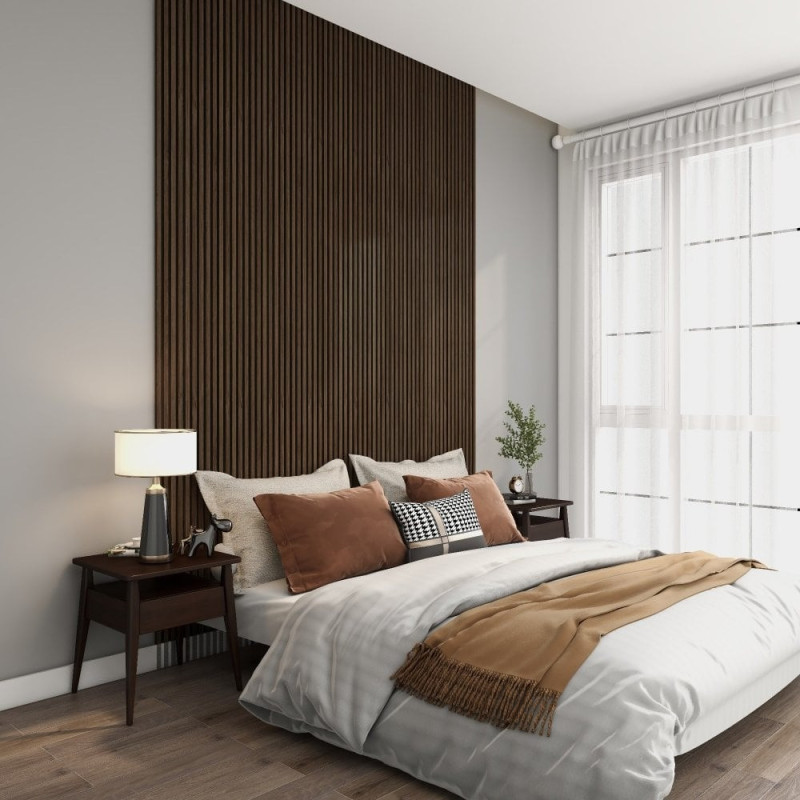 Panneaux bois décoration murale Acacia| Habillage mural – Kosmi Meubles et déco