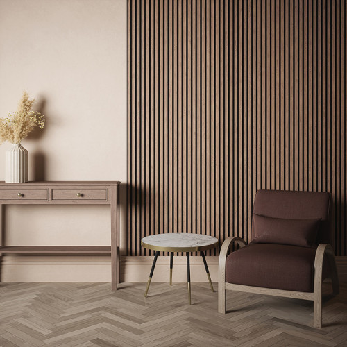 Panneaux bois décoration murale Noyer | Habillage mural – Kosmi Meubles et déco