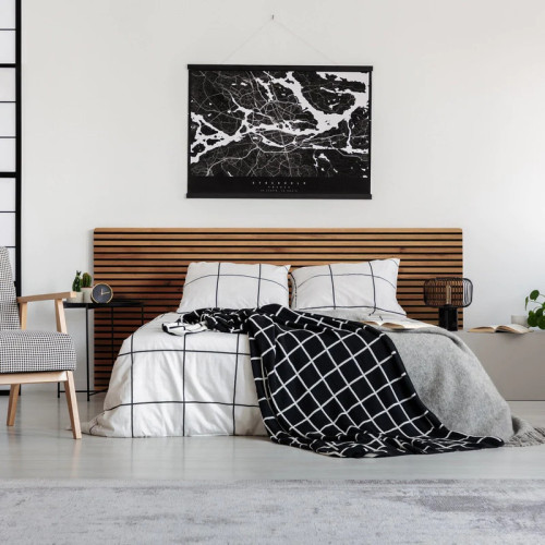 Panneaux bois décoration murale Noyer | Habillage mural – Kosmi Meubles et déco