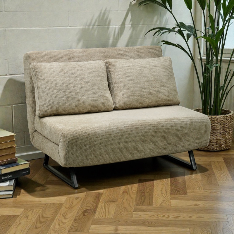 Canapé Convertible dépliable - Nami beige