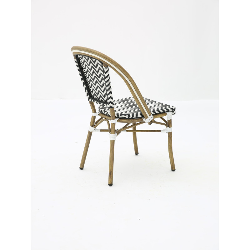 Chaise bistrot BRASSERIE extérieure en aluminium | KOSMI