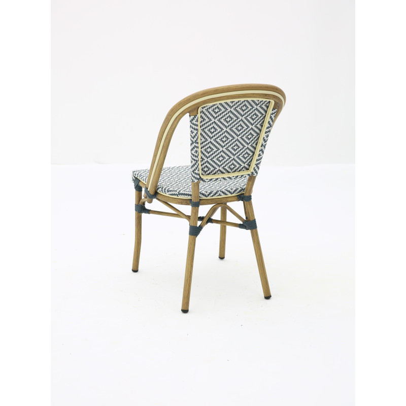 Chaise bistrot BRASSERIE extérieure en aluminium | KOSMI