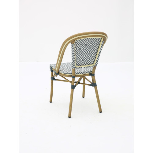 Chaise bistrot BRASSERIE extérieure en aluminium | KOSMI