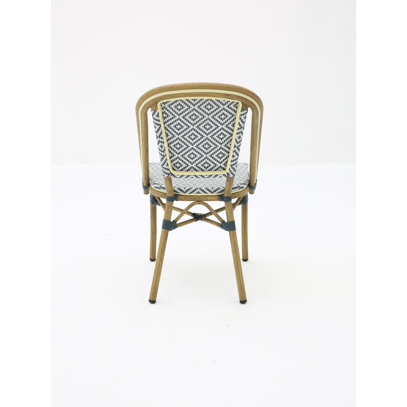 Chaise bistrot BRASSERIE extérieure en aluminium | KOSMI