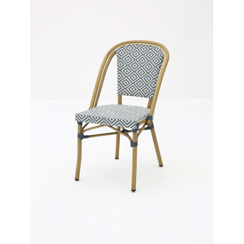 Chaise bistrot BRASSERIE extérieure en aluminium | KOSMI