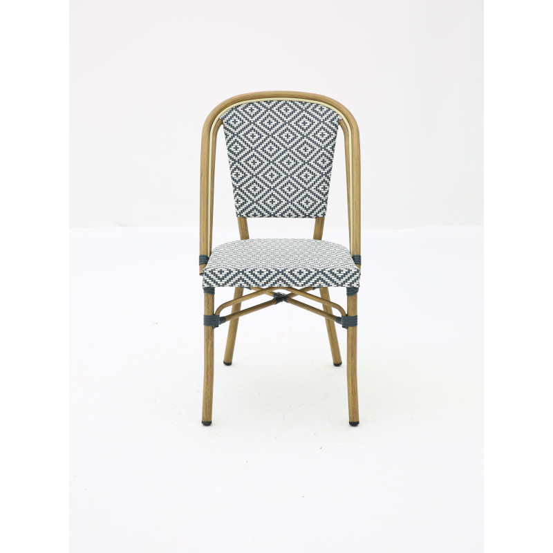 Chaise bistrot BRASSERIE extérieure en aluminium | KOSMI