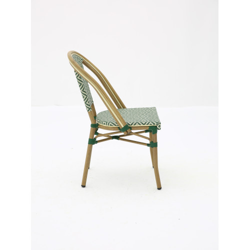 Chaise bistrot BRASSERIE extérieure en aluminium | KOSMI