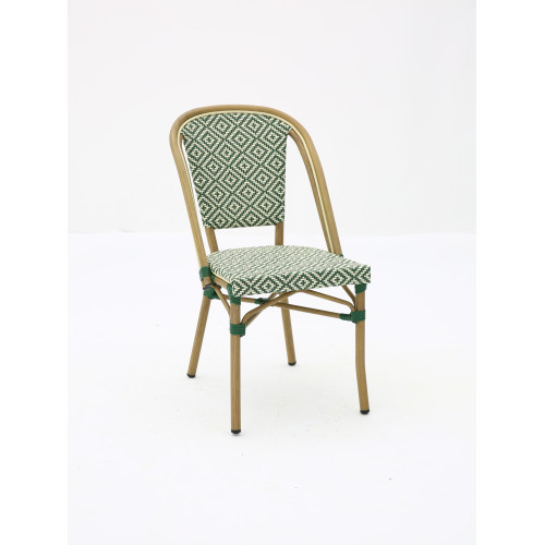 Chaise bistrot BRASSERIE extérieure en aluminium | KOSMI
