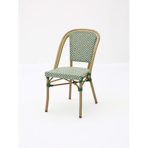 Chaise bistrot BRASSERIE extérieure en aluminium | KOSMI