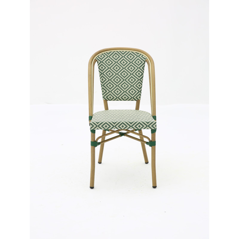 Chaise bistrot BRASSERIE extérieure en aluminium | KOSMI