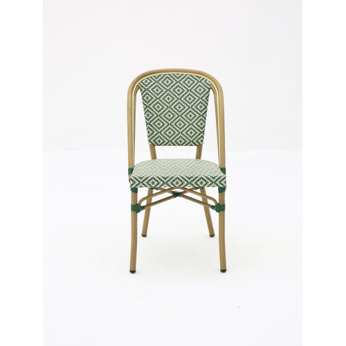 Chaise bistrot BRASSERIE extérieure en aluminium | KOSMI