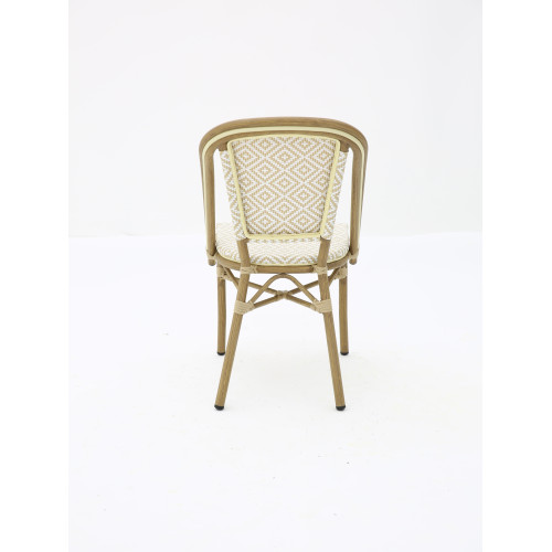 Chaise bistrot BRASSERIE extérieure en aluminium | KOSMI 2