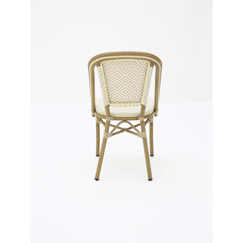 Chaise bistrot BRASSERIE extérieure en aluminium | KOSMI