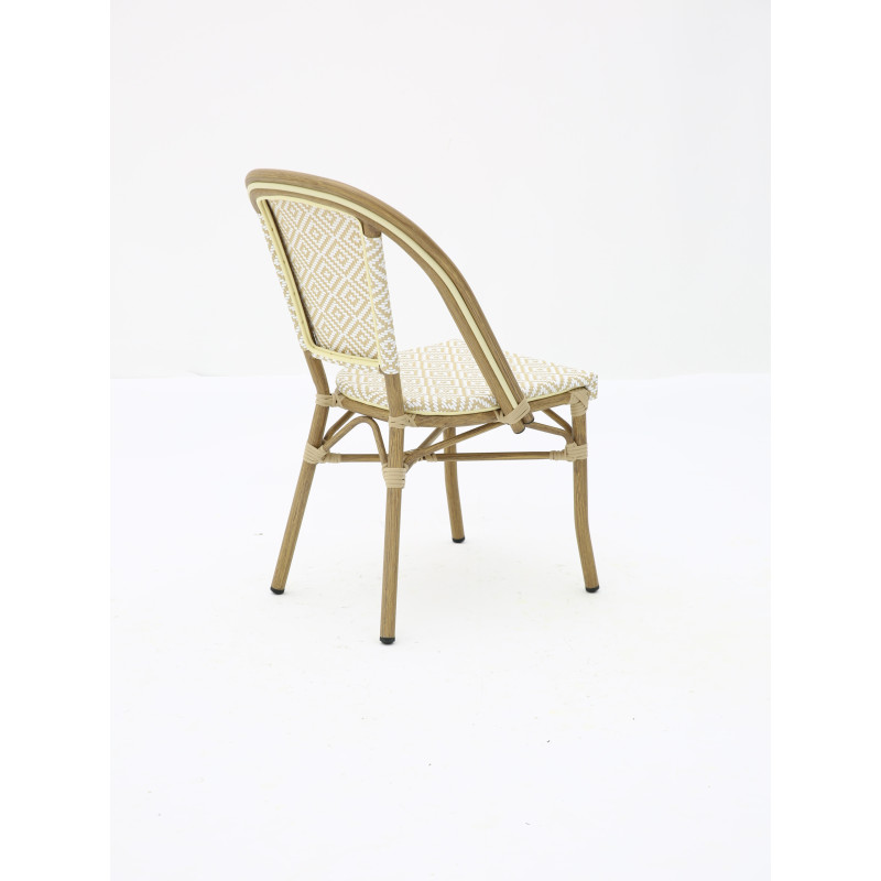 Chaise bistrot BRASSERIE extérieure en aluminium | KOSMI