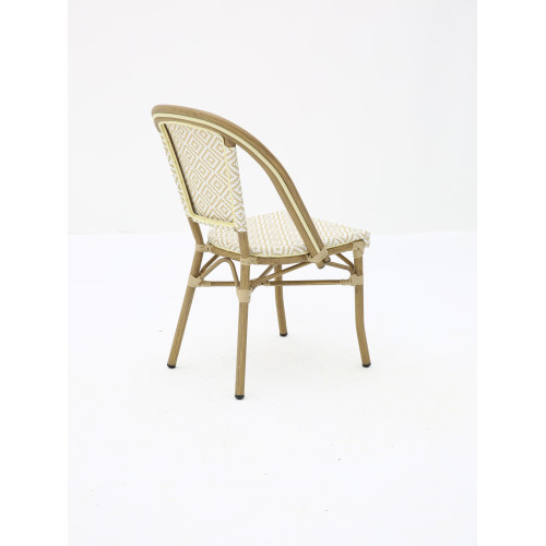 Chaise bistrot BRASSERIE extérieure en aluminium | KOSMI