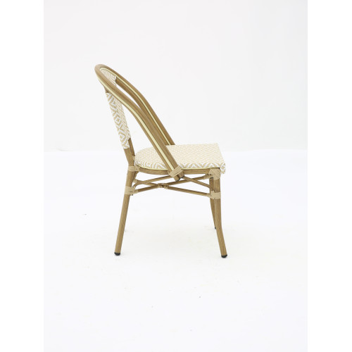 Chaise bistrot BRASSERIE extérieure en aluminium | KOSMI