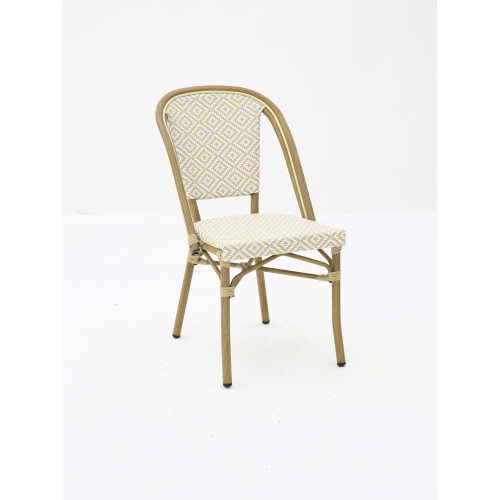 Chaise bistrot BRASSERIE extérieure en aluminium | KOSMI