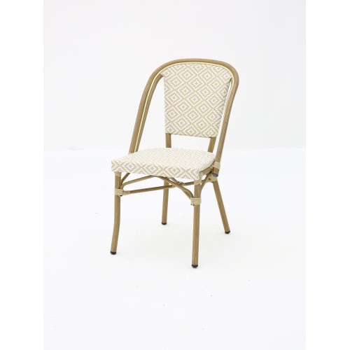 Chaise bistrot BRASSERIE extérieure en aluminium | KOSMI