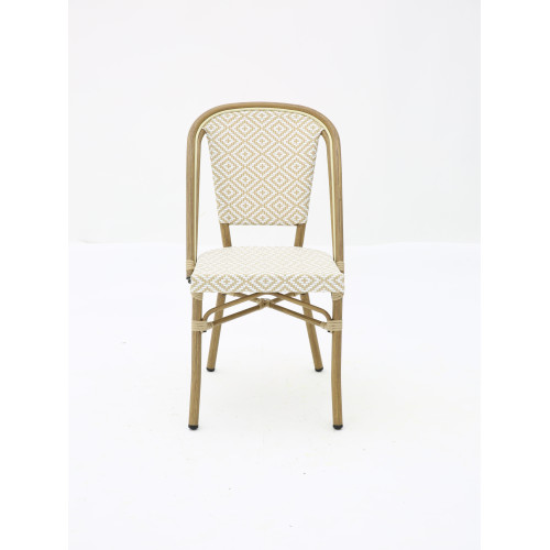 Chaise bistrot BRASSERIE extérieure en aluminium | KOSMI
