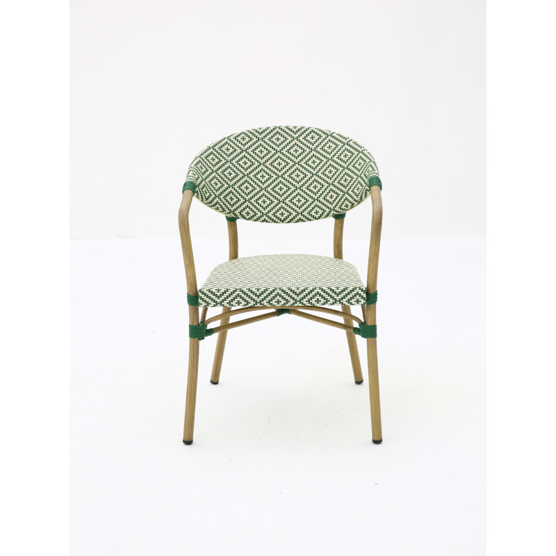 Chaise bistrot BRASSERIE extérieure en aluminium | KOSMI