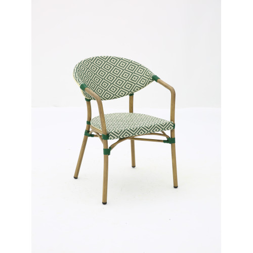 Chaise bistrot BRASSERIE extérieure en aluminium | KOSMI