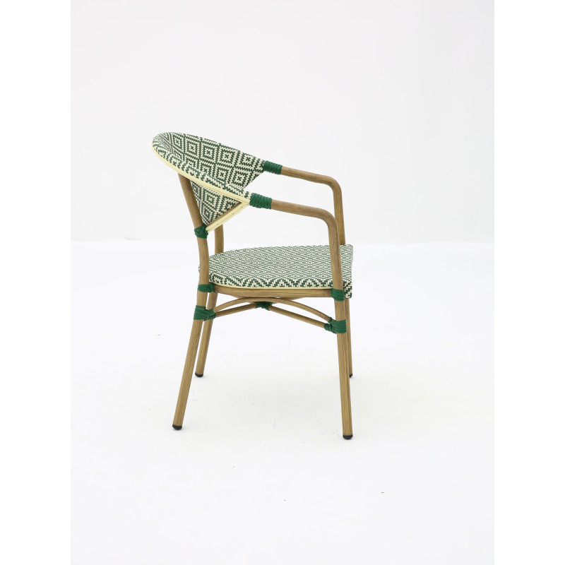 Chaise bistrot BRASSERIE extérieure en aluminium | KOSMI