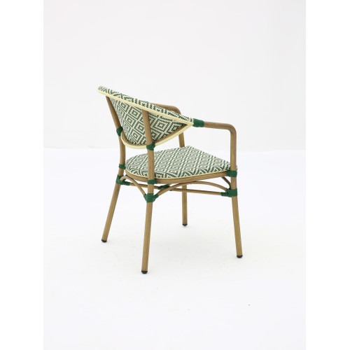 Chaise bistrot BRASSERIE extérieure en aluminium | KOSMI