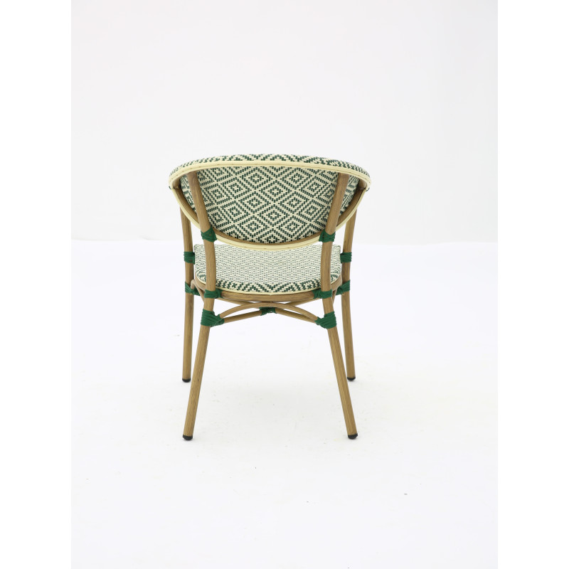 Chaise bistrot BRASSERIE extérieure en aluminium | KOSMI