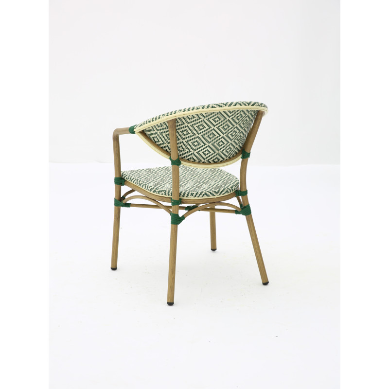 Chaise bistrot BRASSERIE extérieure en aluminium | KOSMI