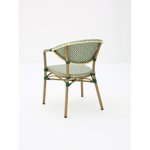 Chaise bistrot BRASSERIE extérieure en aluminium | KOSMI
