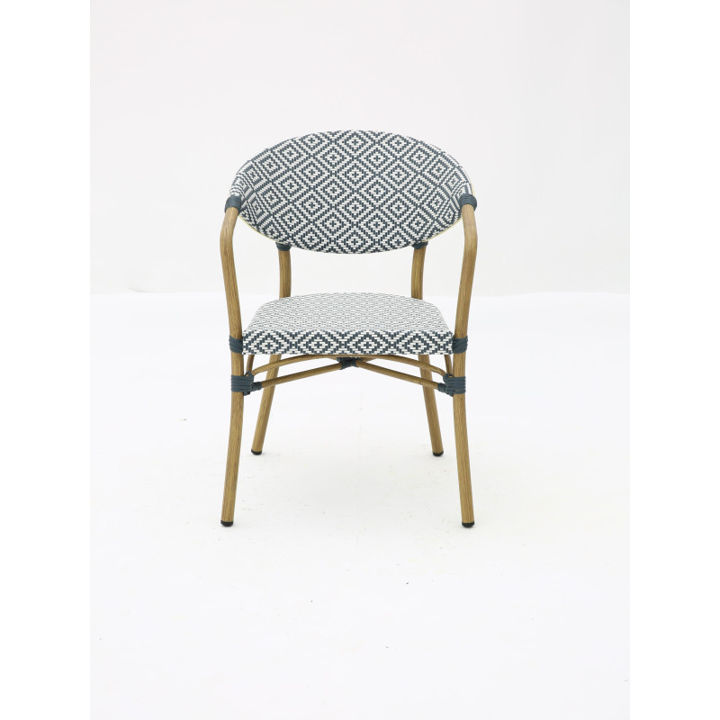 Chaise bistrot BRASSERIE extérieure en aluminium | KOSMI