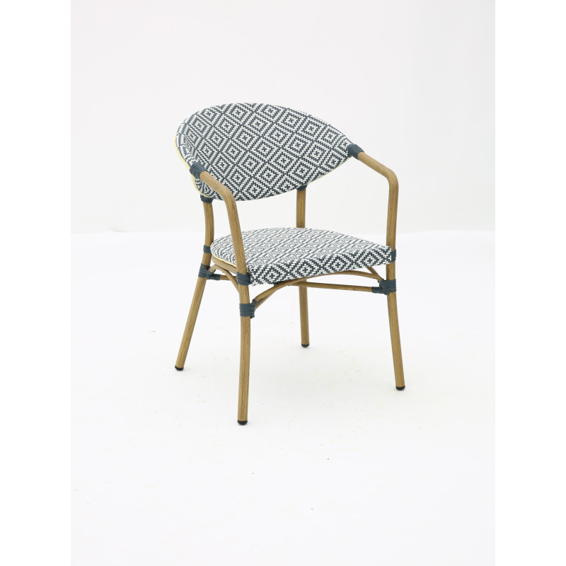 Chaise bistrot BRASSERIE extérieure en aluminium | KOSMI