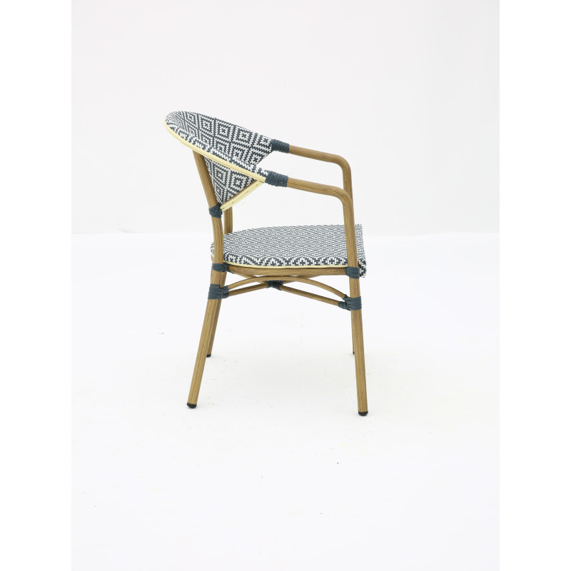 Chaise bistrot BRASSERIE extérieure en aluminium | KOSMI