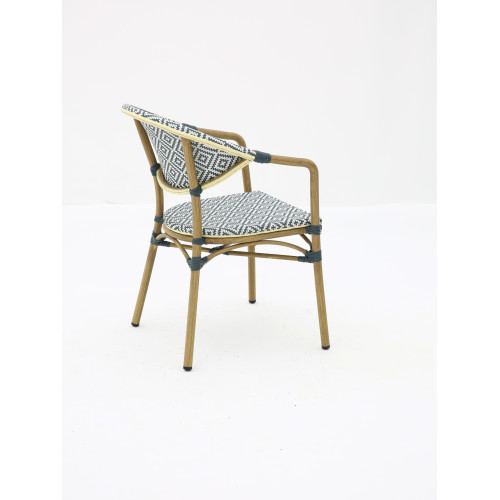 Chaise bistrot BRASSERIE extérieure en aluminium | KOSMI