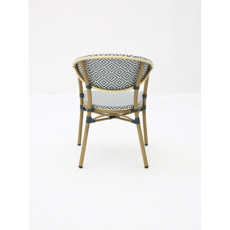Chaise bistrot BRASSERIE extérieure en aluminium | KOSMI
