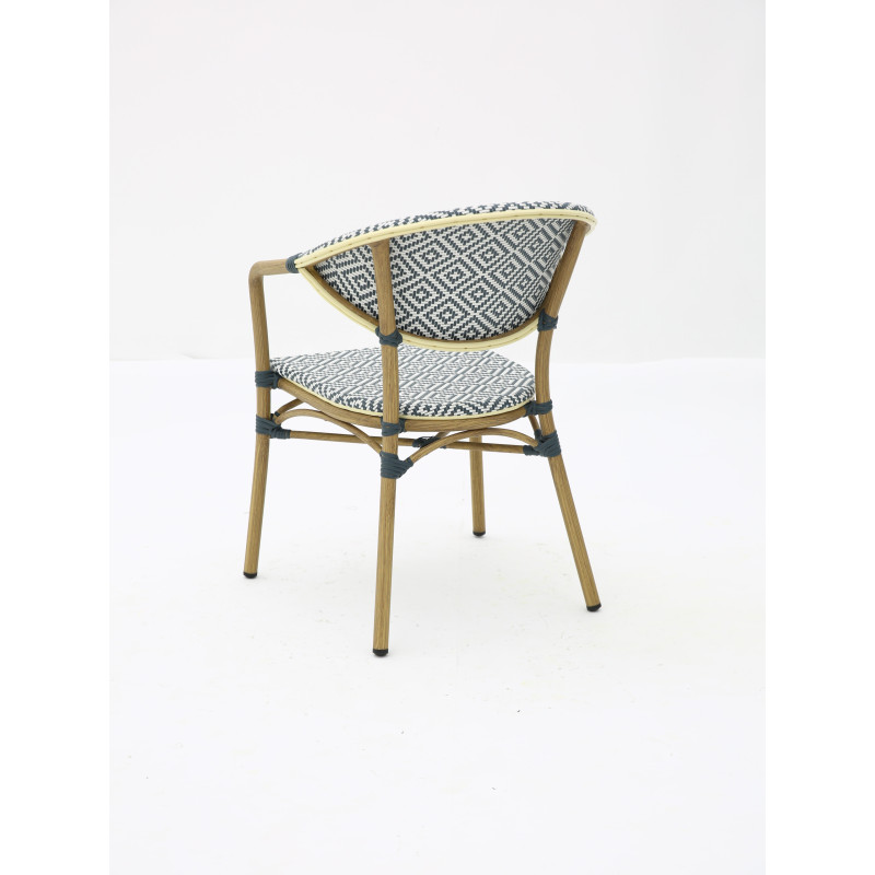Chaise bistrot BRASSERIE extérieure en aluminium | KOSMI