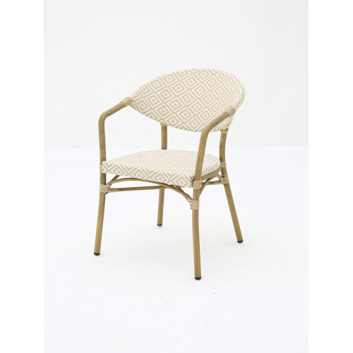Chaise bistrot BRASSERIE extérieure en aluminium | KOSMI