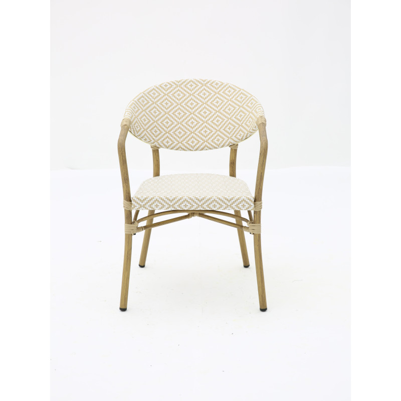 Chaise bistrot BRASSERIE extérieure en aluminium | KOSMI