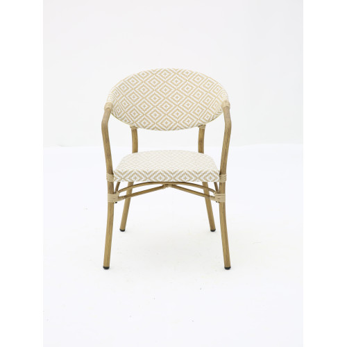 Chaise bistrot BRASSERIE extérieure en aluminium | KOSMI
