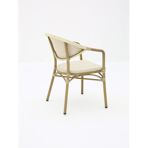 Chaise bistrot BRASSERIE extérieure en aluminium | KOSMI