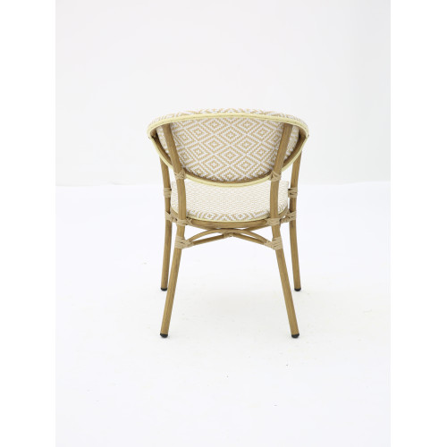Chaise bistrot BRASSERIE extérieure en aluminium | KOSMI