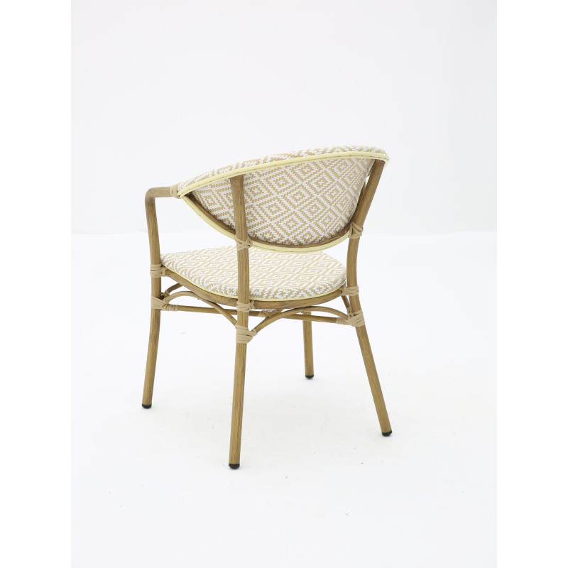Chaise bistrot BRASSERIE extérieure en aluminium | KOSMI