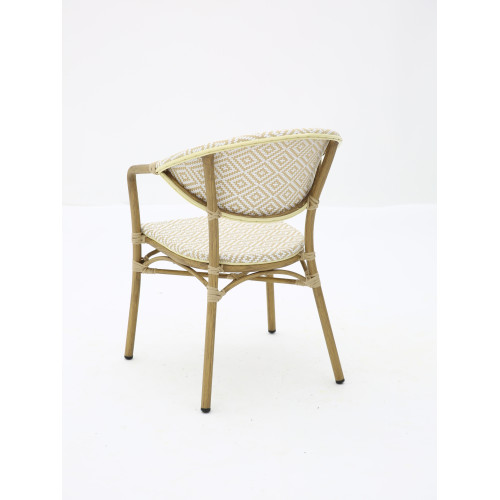 Chaise bistrot BRASSERIE extérieure en aluminium | KOSMI