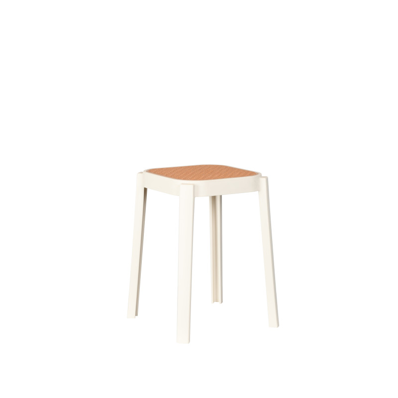 Tabouret Oasis en Résine – Empilable, Léger, Cuisine, Îlot et Comptoir